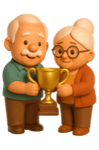 Elderly couple