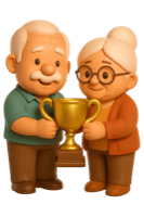 Elderly couple