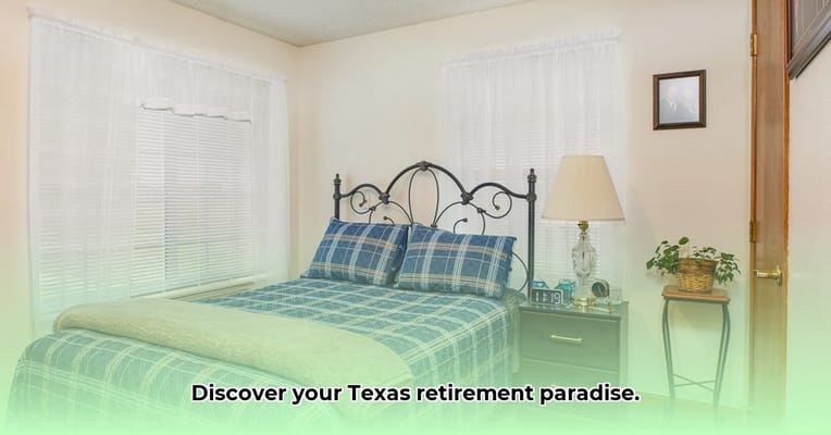 Cozy bedroom in a senior living unit