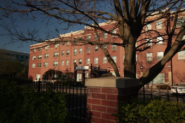 Exterior view of the building at Barton Senior Residences