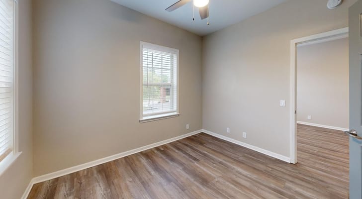 Empty resident room with natural light