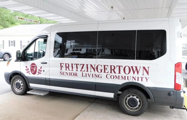 Facility transport van for Fritzingertown Senior Living Community