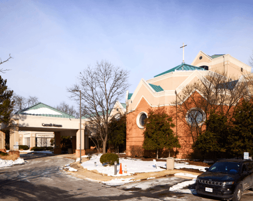Exterior view of Carroll Manor Nursing and Rehab Center