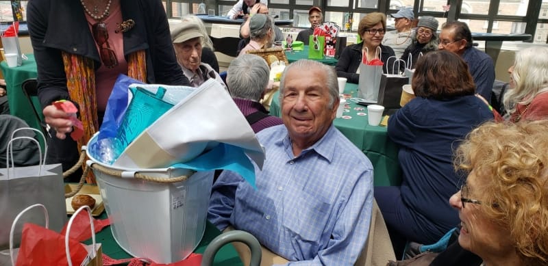 Residents engaged in a celebration with various activities