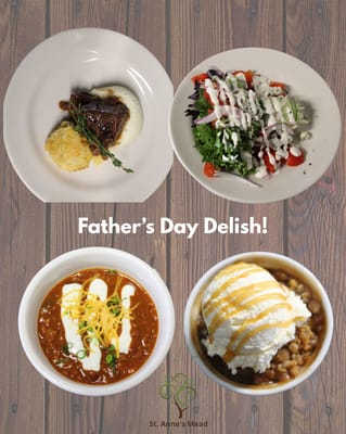 Delicious meals served for Father's Day celebration