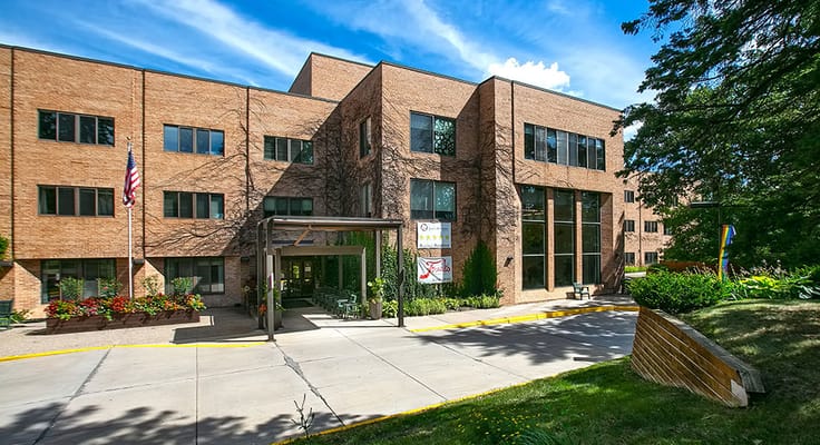 Exterior view of Jones-Harrison Senior Living facility