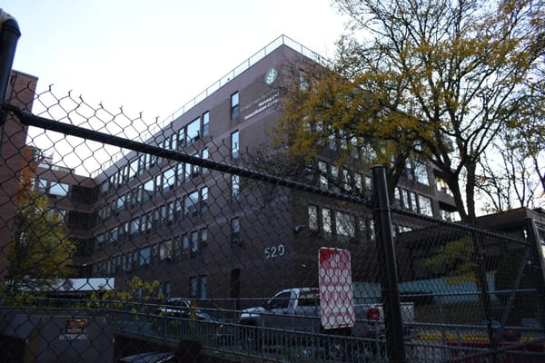 Exterior view of Downtown Brooklyn Nursing and Rehabilitation building