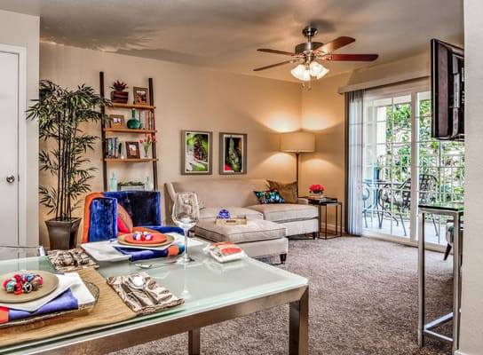 Cozy and elegant interior of a living space