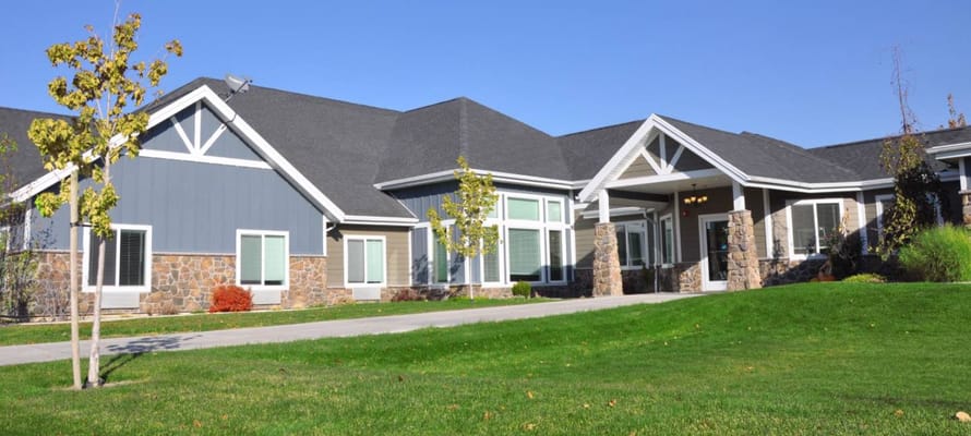 Exterior view of Lotus Park Senior Living facility