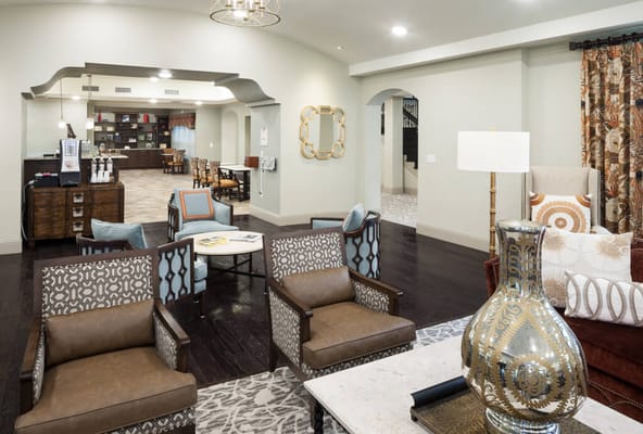 Interior common area with seating and decor