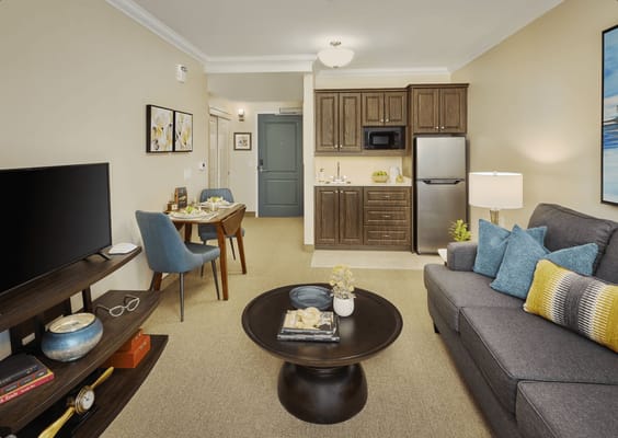 Cozy interior of a resident's living space