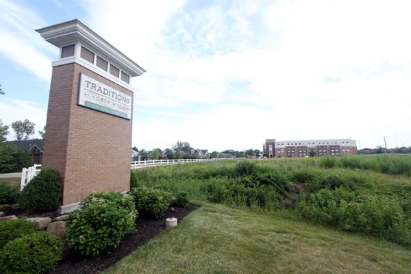Building exterior of Traditions at North Willow