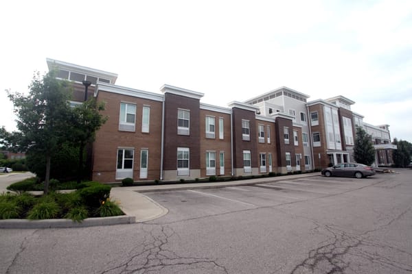 Exterior view of Traditions at North Willow building