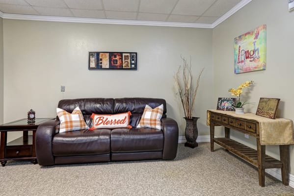 Cozy interior living room with decorative accents