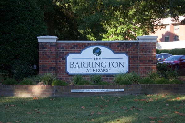 Sign of The Barrington at Hioaks