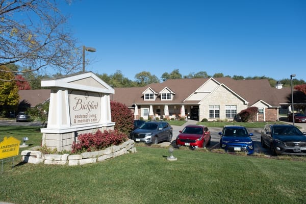 Exterior view of Bickford assisted living facility.