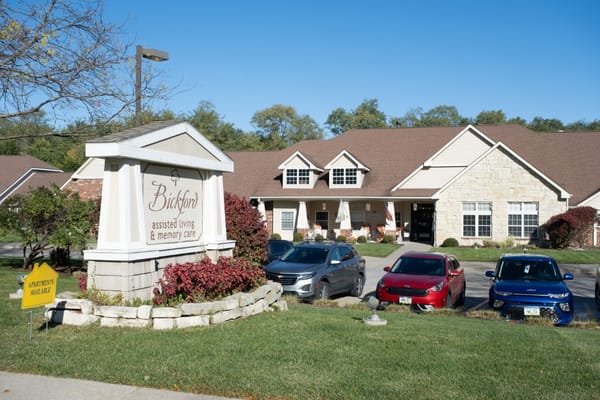 Exterior view of Bickford assisted living facility
