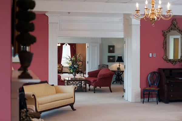 Interior common area with seating and decor