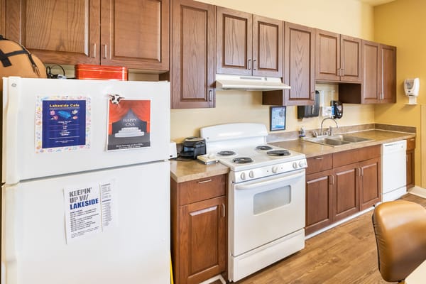 Kitchen area in Lakeside Nursing and Rehabilitation Center