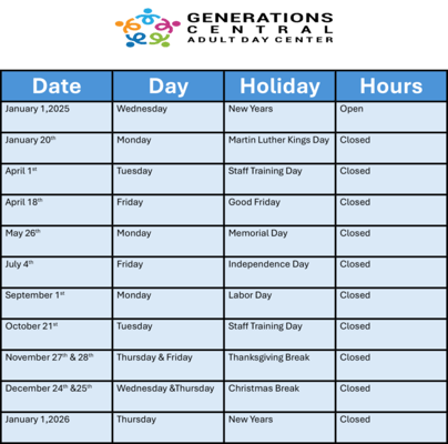 Generations Adult Day Center