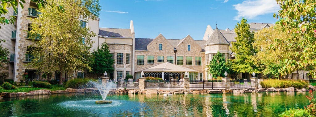 Beautiful exterior view of Covenant Living at Inverness