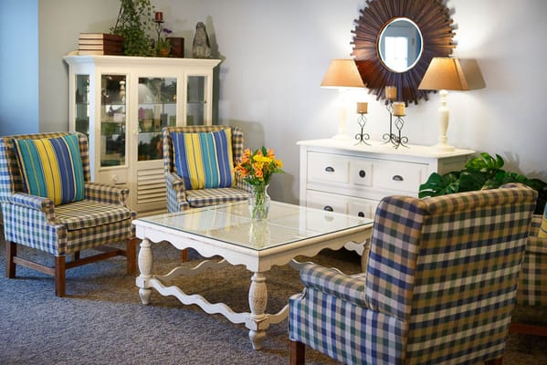 Comfortable seating area in a cozy interior