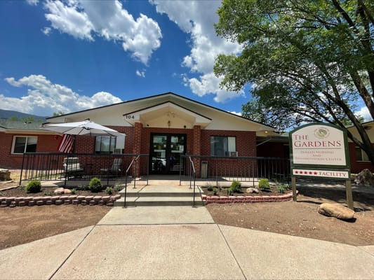 Exterior view of The Gardens Skilled Nursing facility