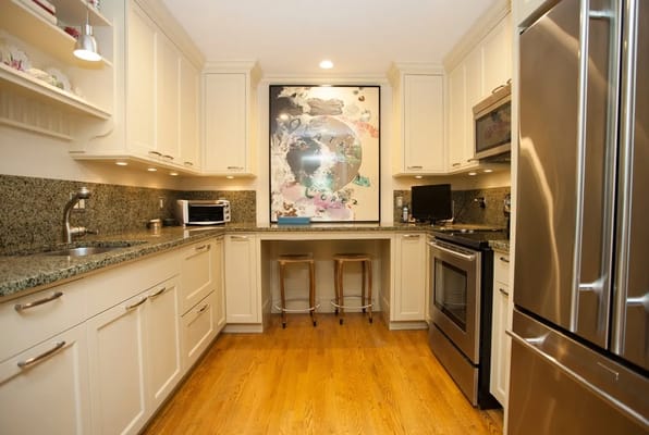 Modern kitchen interior with stylish decor