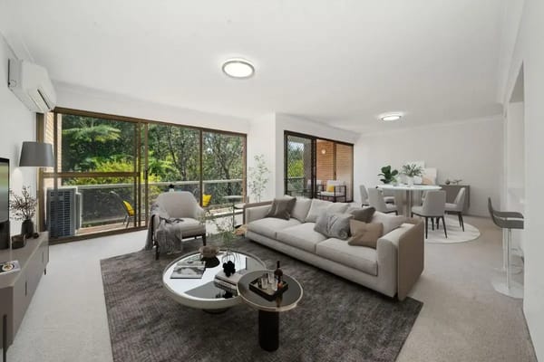 Stylish interior of a comfortable living space