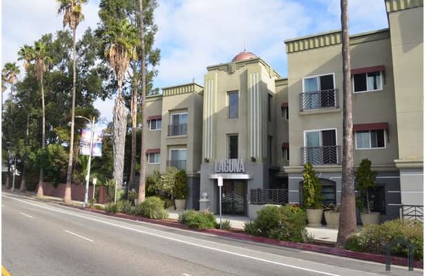 Exterior view of Laguna Senior Apartments building