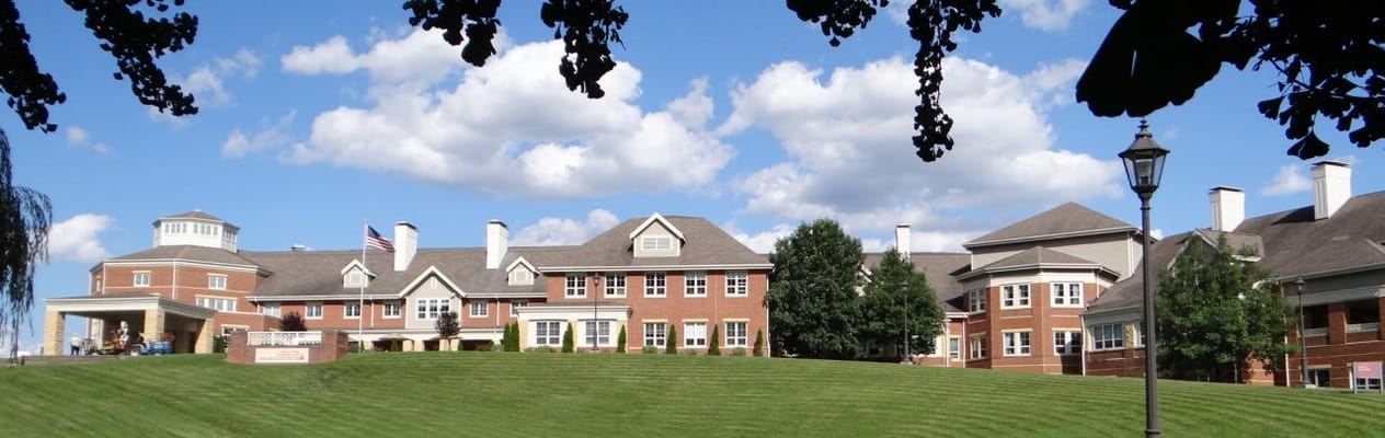 Exterior view of a senior living facility