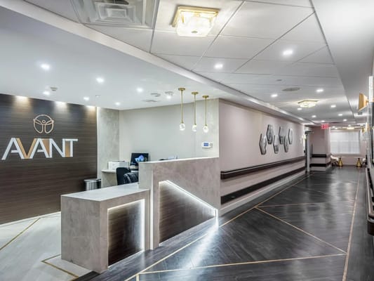 Interior view of Avant Rehabilitation reception area