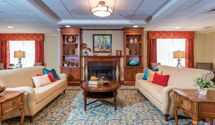 Interior common area with seating and decor