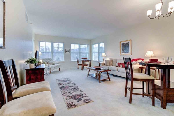 Cozy interior of a resident living room