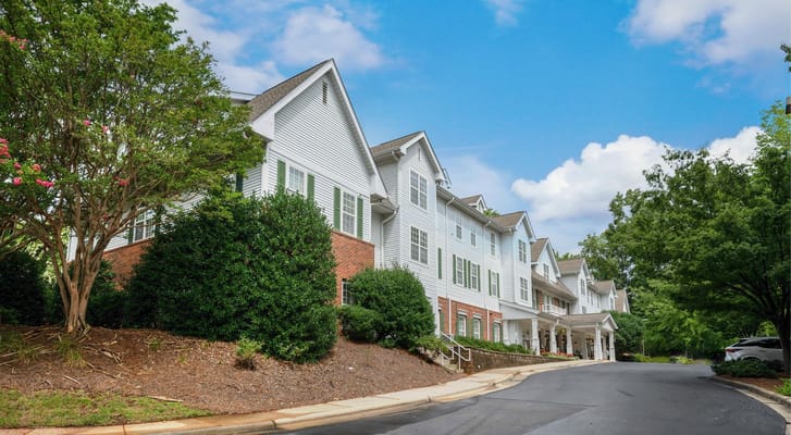 Exterior view of Brighton Gardens of Charlotte facility