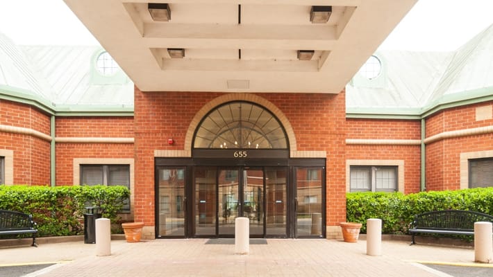 Main entrance doors of Five Star Premier Residences of Teaneck