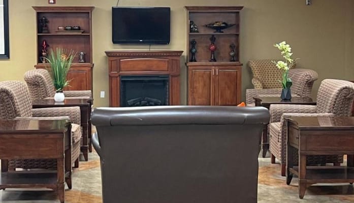 Cozy common area with comfortable seating