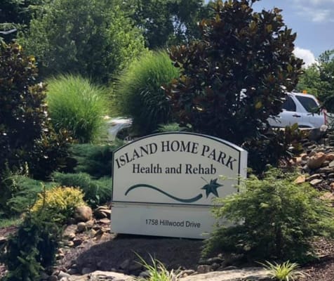 Signage for Island Home Park Health and Rehab