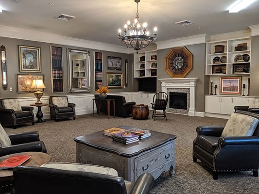 Elegant common area with comfortable seating and decor