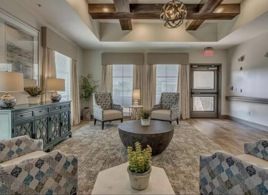 Interior common area with comfortable seating