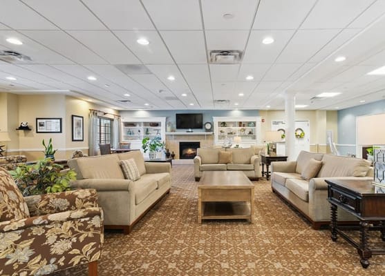 Interior common area with seating and decor