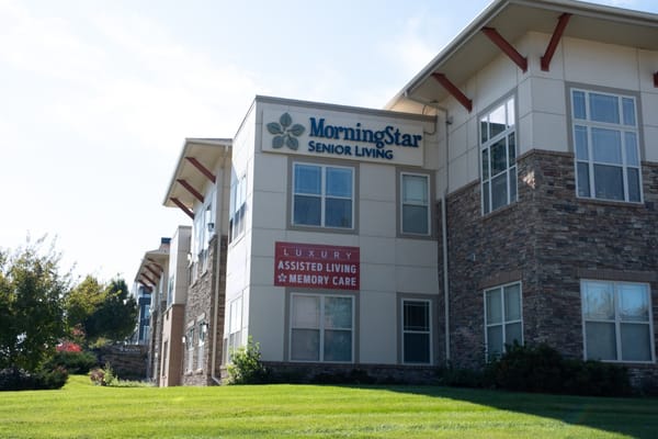 Exterior view of MorningStar Assisted Living facility