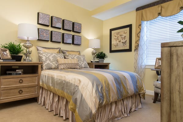 Cozy private resident room with tasteful decor