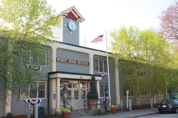 Exterior view of West Side House building