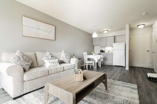 Cozy interior of a senior living apartment