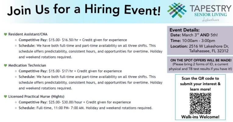 Tapestry Senior Living Lakeshore