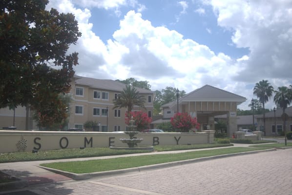 Exterior view of Somerby Lake Nona's entrance