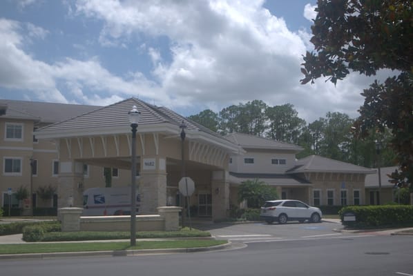 Exterior view of Somerby Lake Nona building entrance