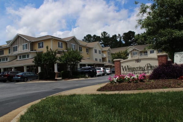 Exterior view of Whispering Pines Gracious Retirement Living