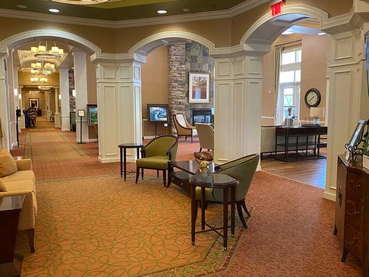 Interior common area with seating and decor